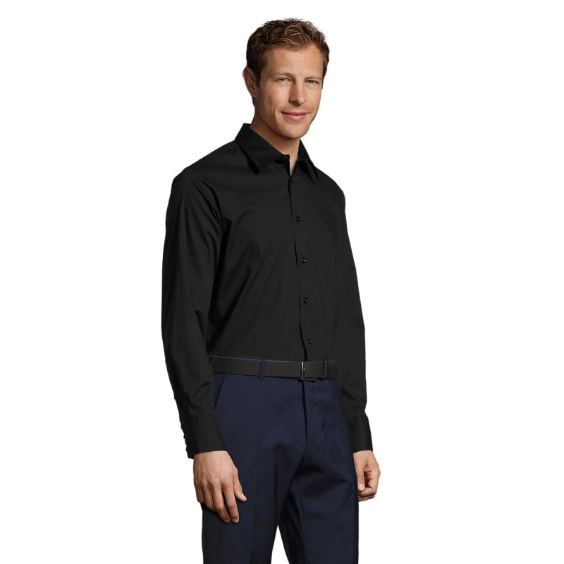CAMISA MANGA LARGA HOMBRE ELASTANO