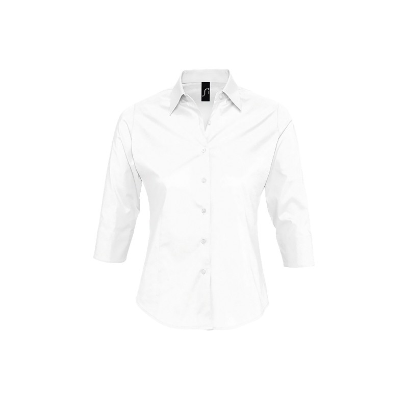 CAMISA MUJER ELASTANO MANGA 3/4