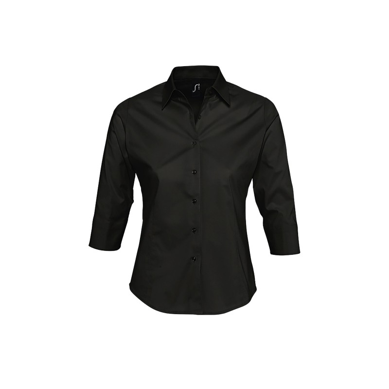 CAMISA MUJER ELASTANO MANGA 3/4