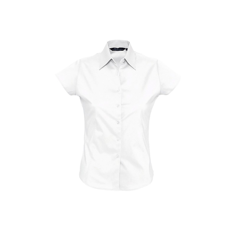 CAMISA MUJER ELASTANO MANGA CORTA
