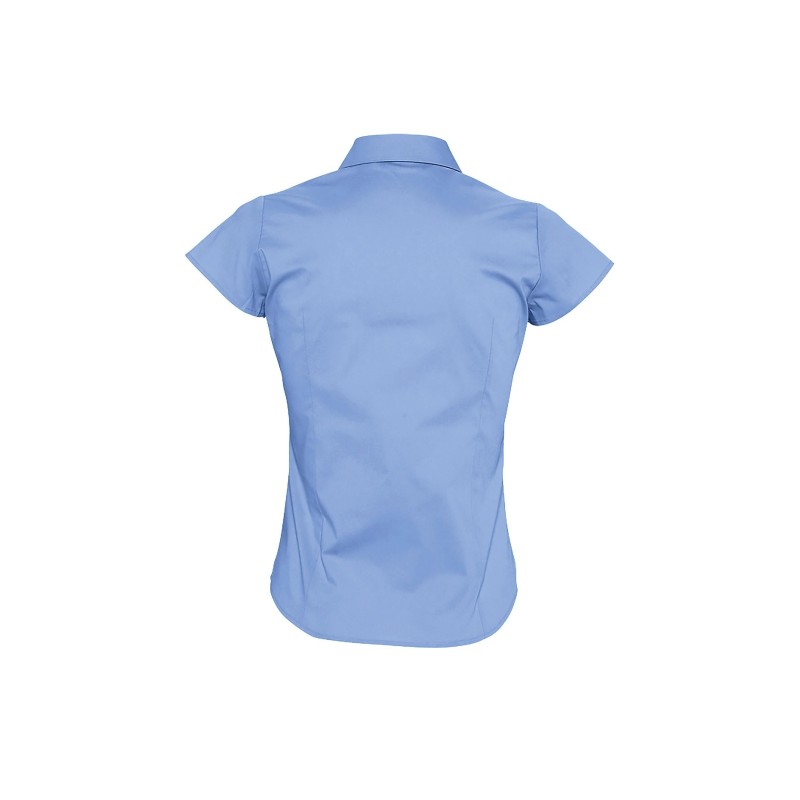 CAMISA MUJER ELASTANO MANGA CORTA