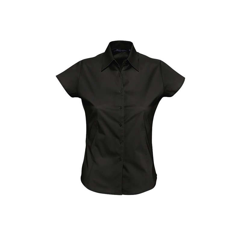 CAMISA MUJER ELASTANO MANGA CORTA