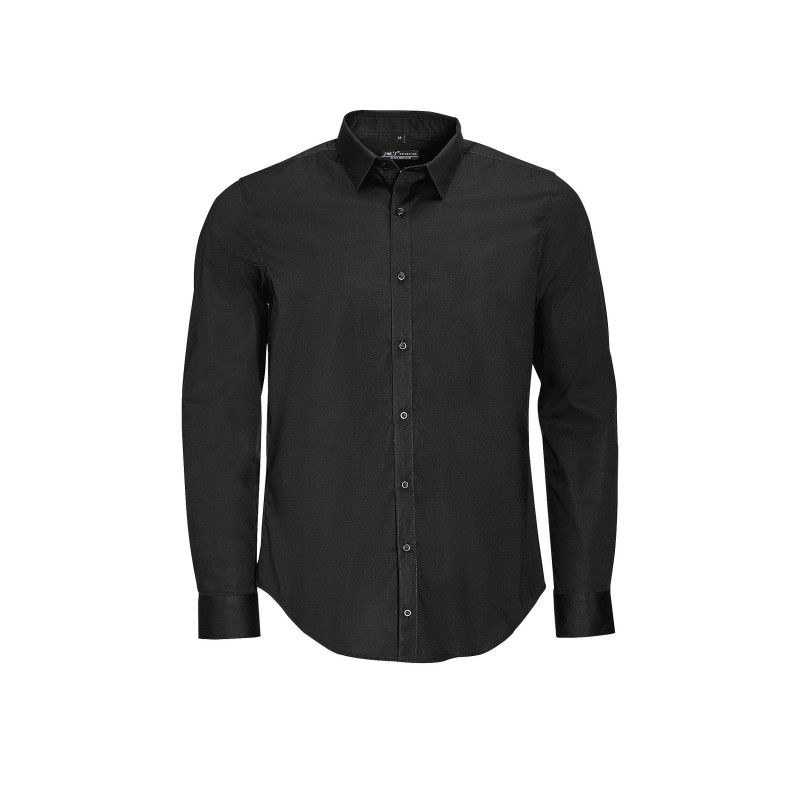 CAMISA SLIM FIT ELASTANO MANGA LARGA
