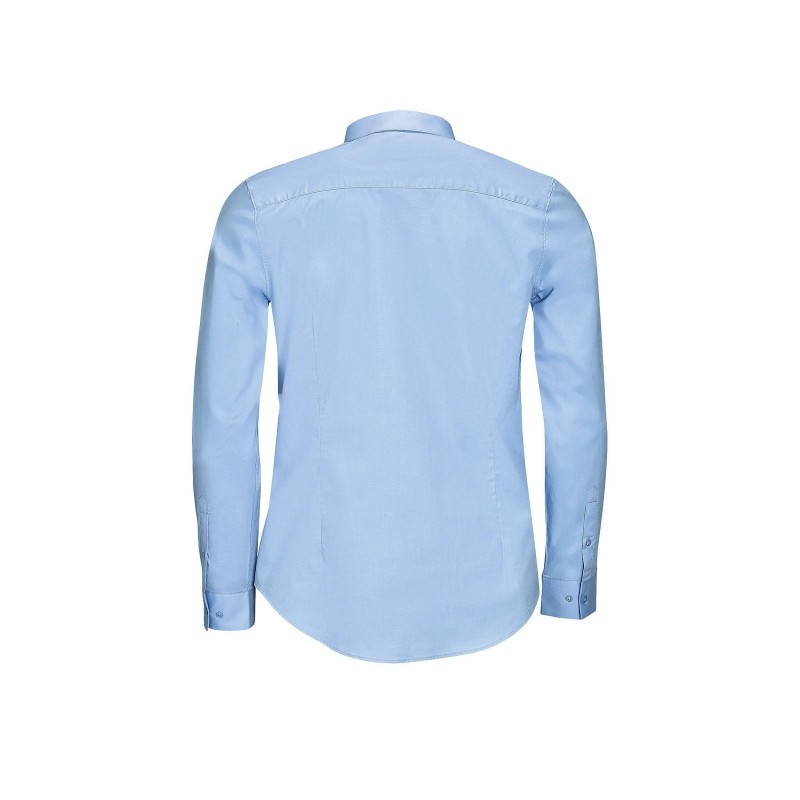 CAMISA SLIM FIT ELASTANO MANGA LARGA
