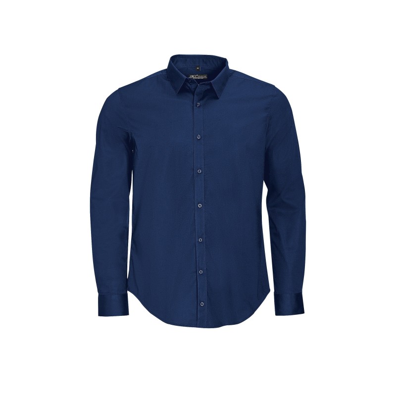 CAMISA SLIM FIT ELASTANO MANGA LARGA