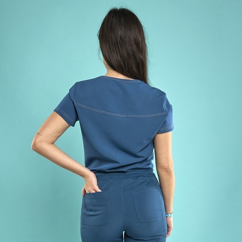 CASACA MUJER SPANDEX 5 BOLSILLOS