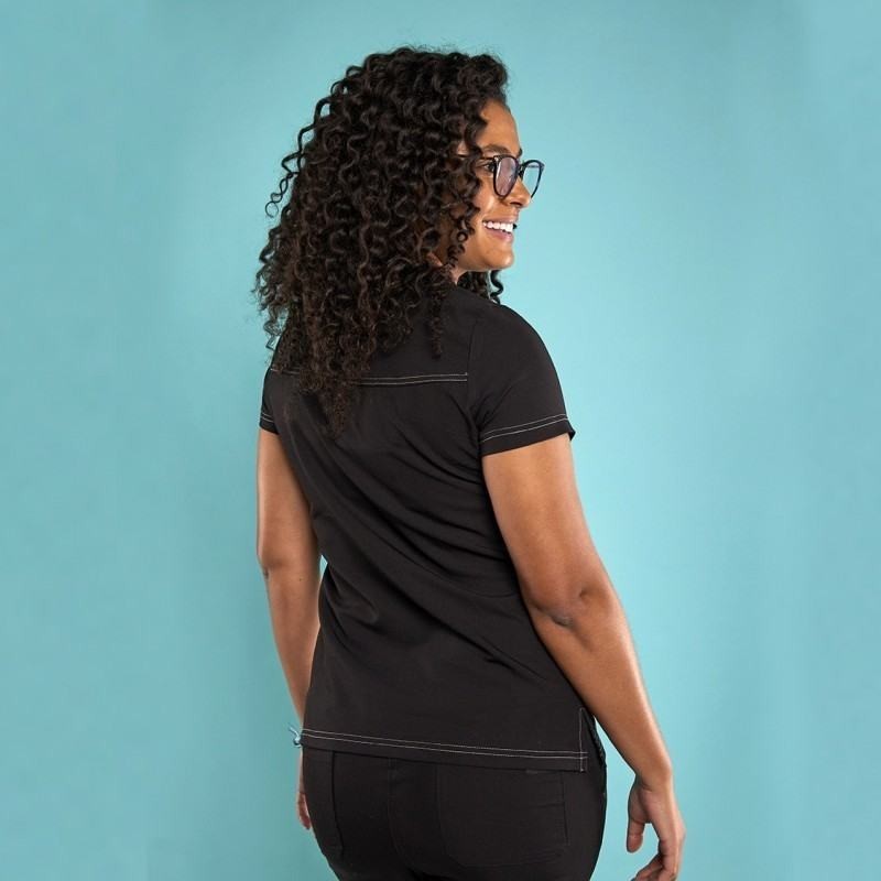 CASACA MUJER SPANDEX 5 BOLSILLOS