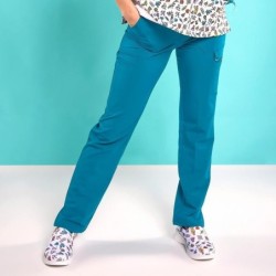 ⭐ PANTALÓN SANITARIO MUJER SPANDEX | Azules de Vergara