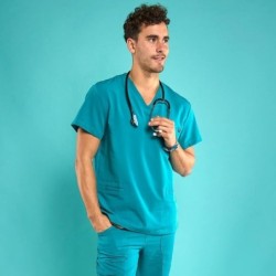 ⭐ CASACA HOMBRE STRETCH ANTIBACTERIANA | Azules de Vergara