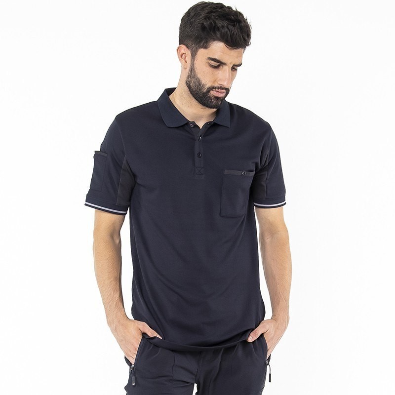 POLO LABORAL TRANSPIRABLE MANGA CORTA