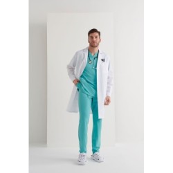 ⭐ BATA HOMBRE BLANCA CON BOTONES | Azules de Vergara