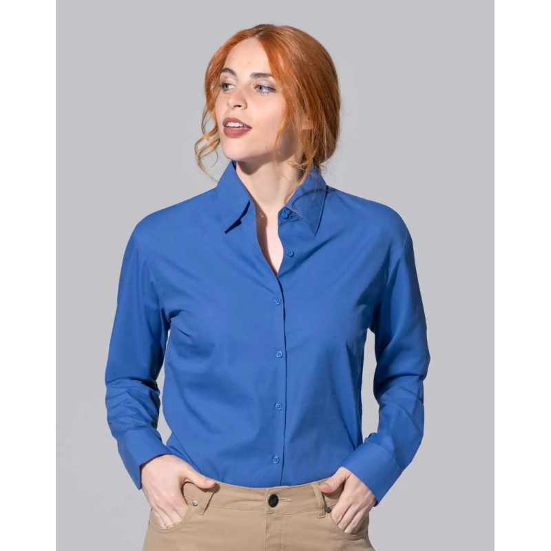CAMISA MANGA LARGA OXFORD MUJER