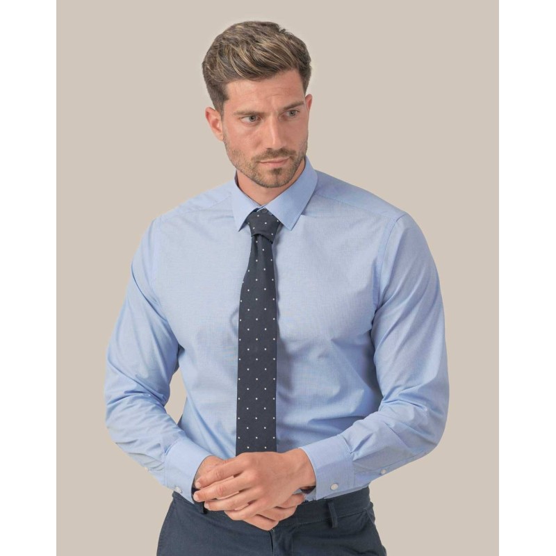CAMISA CASUAL DE CUADRITOS MANGA LARGA