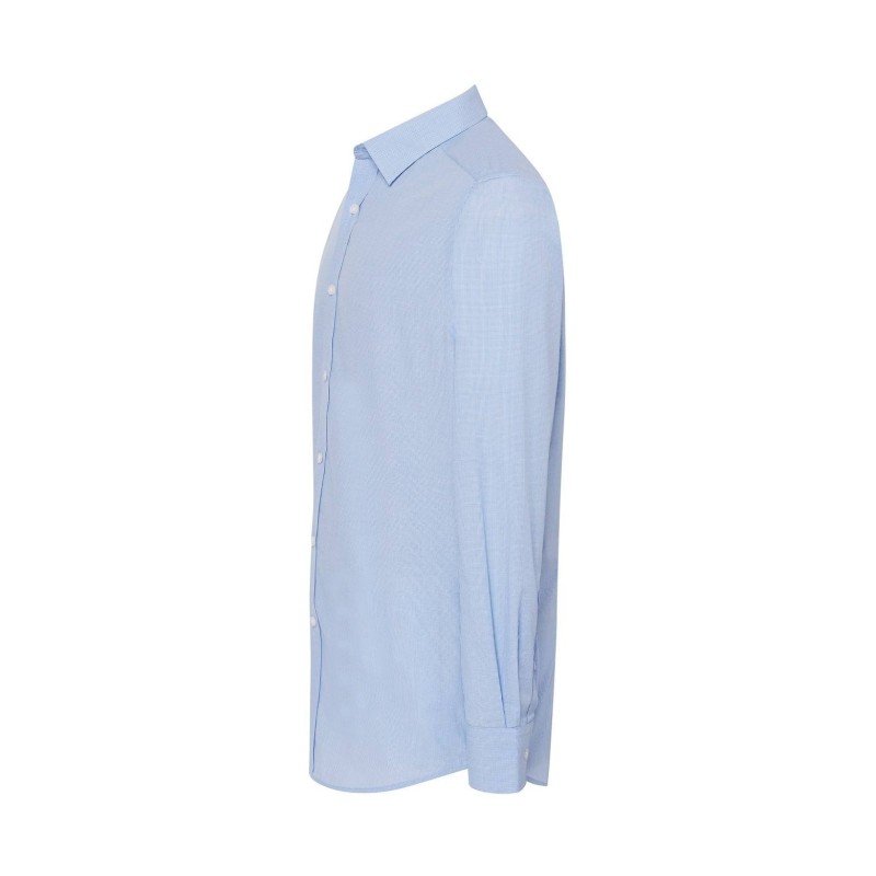 CAMISA CASUAL DE CUADRITOS MANGA LARGA
