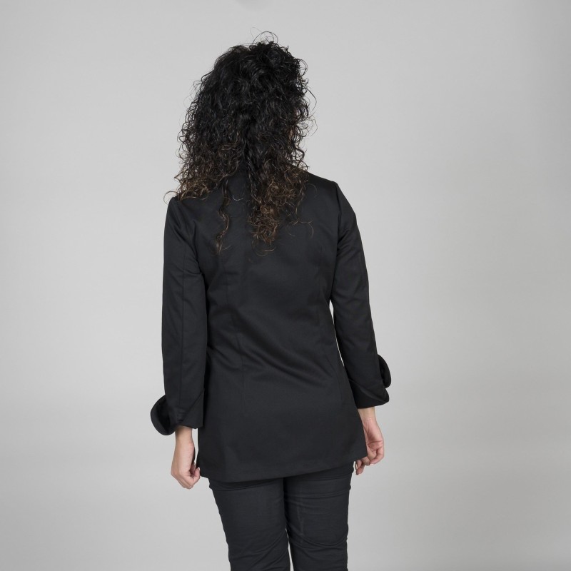 CHAQUETA COCINA MUJER CIERRE DE CHUPETES