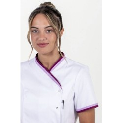 ⭐ CHAQUETA FEMENINA CRUZADA PROFESIONAL MULTICOLOR | Azules de Vergara
