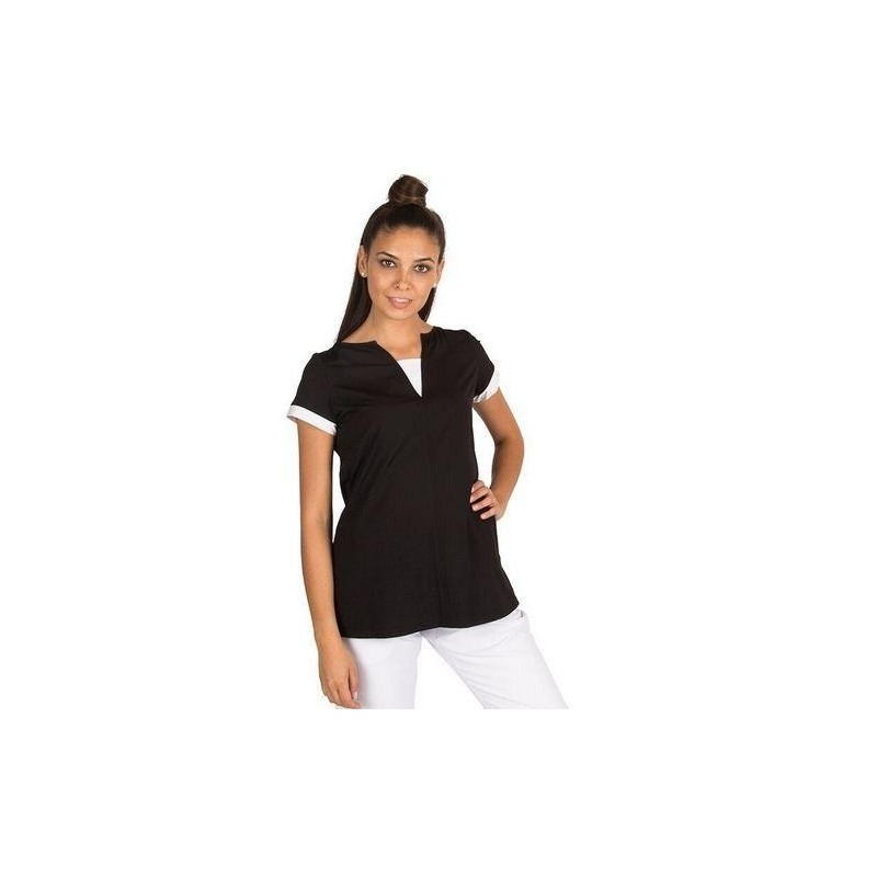 BLUSA ELÁSTICA COMBINADA