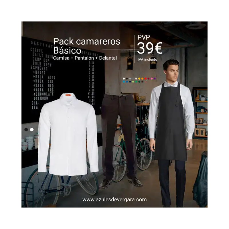 PACK CAMARERO BÁSICO CHICO