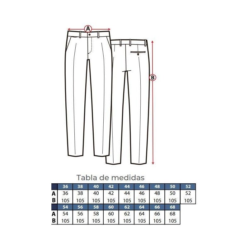 PANTALON STRETCH CHICO