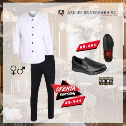 ⭐ PACK UNIFORME CAMARERO 2 | Azules de Vergara
