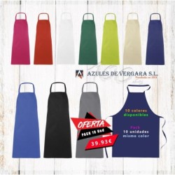 ⭐ PACK DELANTALES DE ALGODÓN | Azules de Vergara