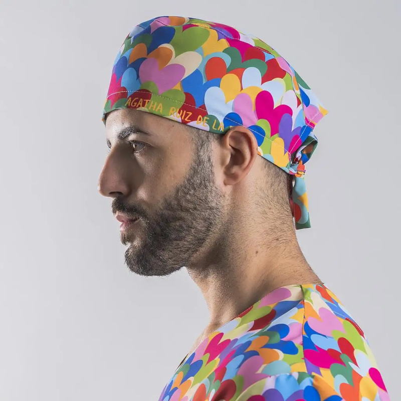 GORRO TIRAS CORAZON MULTICOLOR AGATHA