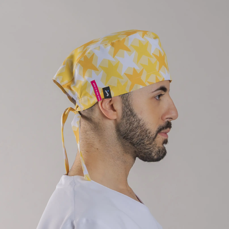 GORRO TIRAS COMETA AMARILLO AGATHA