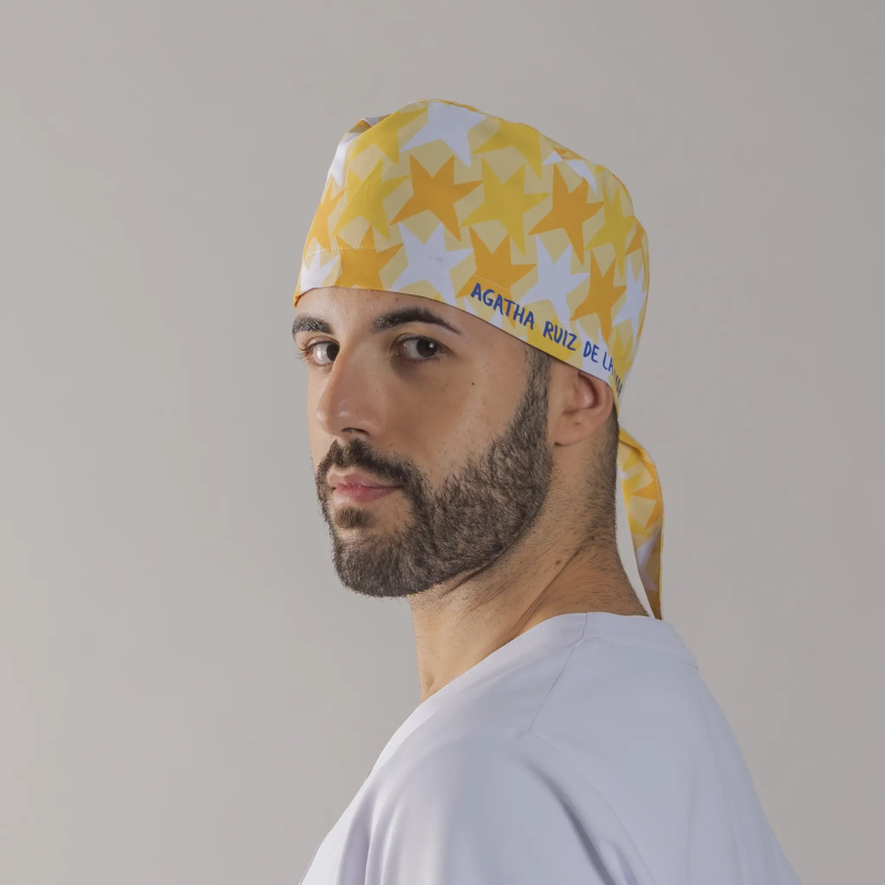 GORRO TIRAS COMETA AMARILLO AGATHA
