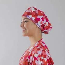 ⭐ GORRO GOMA CORAZON ROJO AGATHA | Azules de Vergara