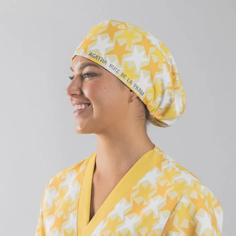 GORRO GOMA COMETA AMARILLO AGATHA
