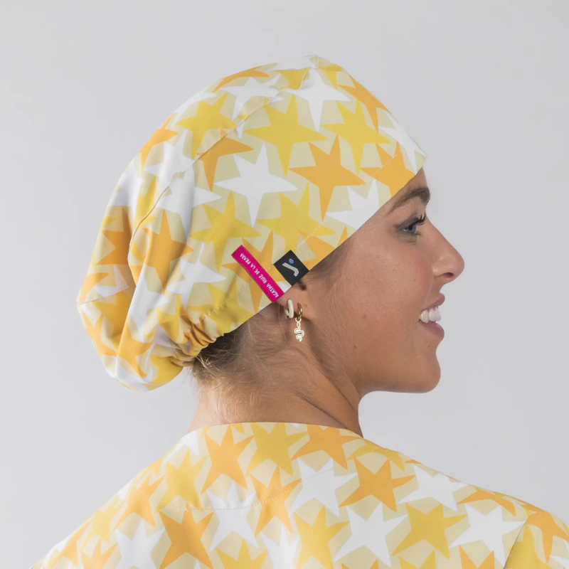 GORRO GOMA COMETA AMARILLO AGATHA