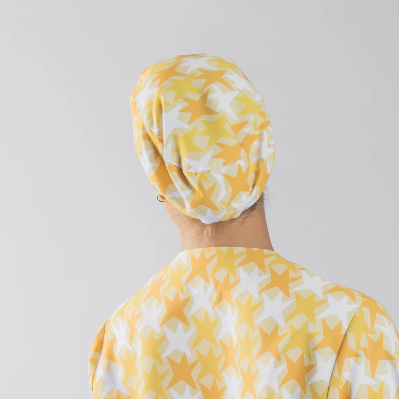 GORRO GOMA COMETA AMARILLO AGATHA