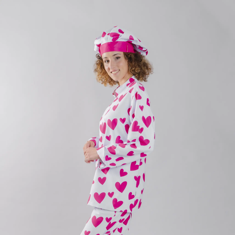 CHAQUETA CORAZONES ROSA AGATHA