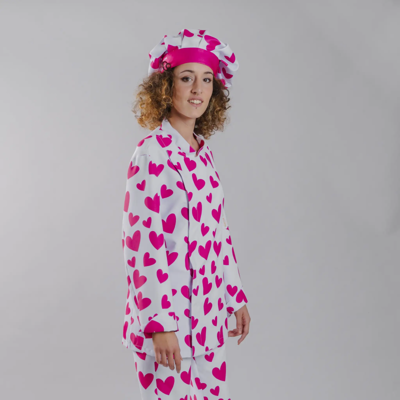 CHAQUETA CORAZONES ROSA AGATHA