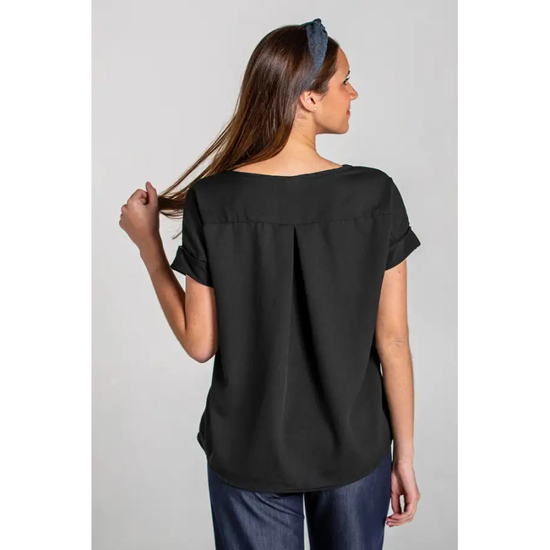 CAMISETA ANCHA ELASTANO