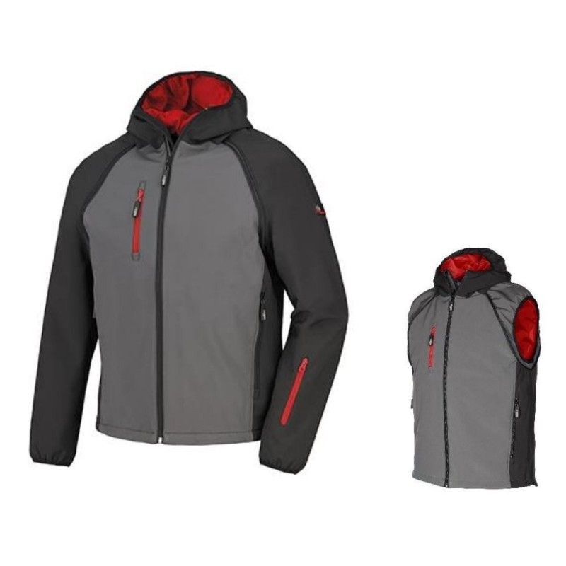 CHAQUETA CREMALLERA COMBINADA