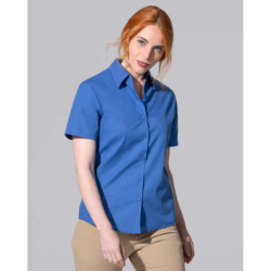 ⭐ CAMISA MANGA CORTA OXFORD MUJER | Azules de Vergara
