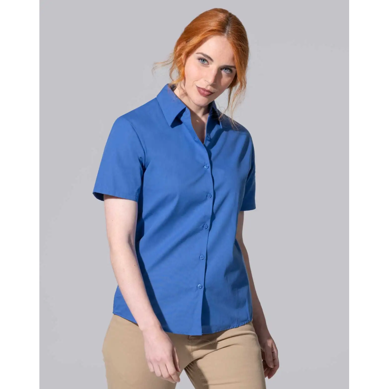 CAMISA MANGA CORTA OXFORD MUJER
