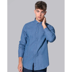 ⭐ CAMISA VAQUERA 100% ALGODÓN | Azules de Vergara