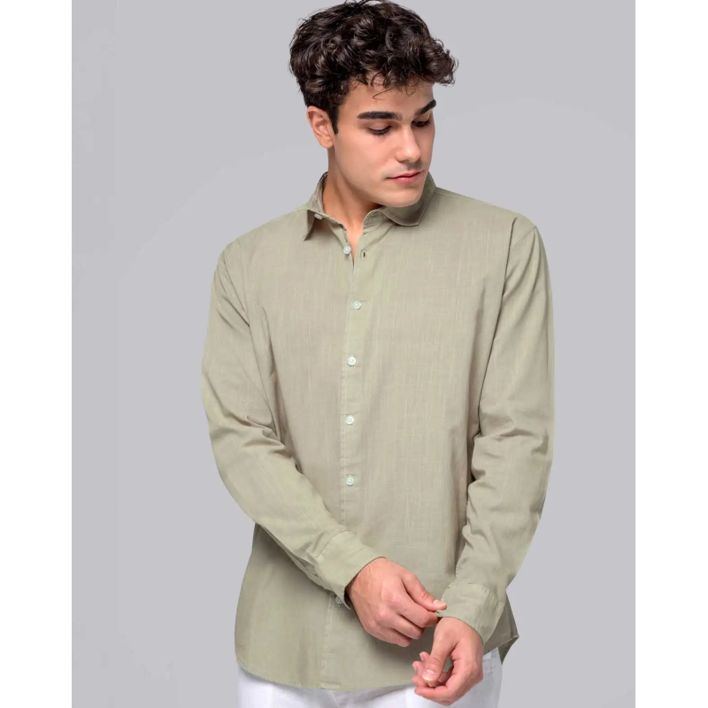CAMISA MANGA LARGA DE VERANO