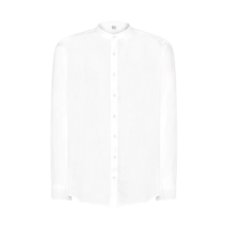 CAMISA MANGA LARGA CUELLO MAO DE VERANO