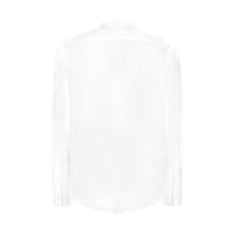 CAMISA MANGA LARGA CUELLO MAO DE VERANO