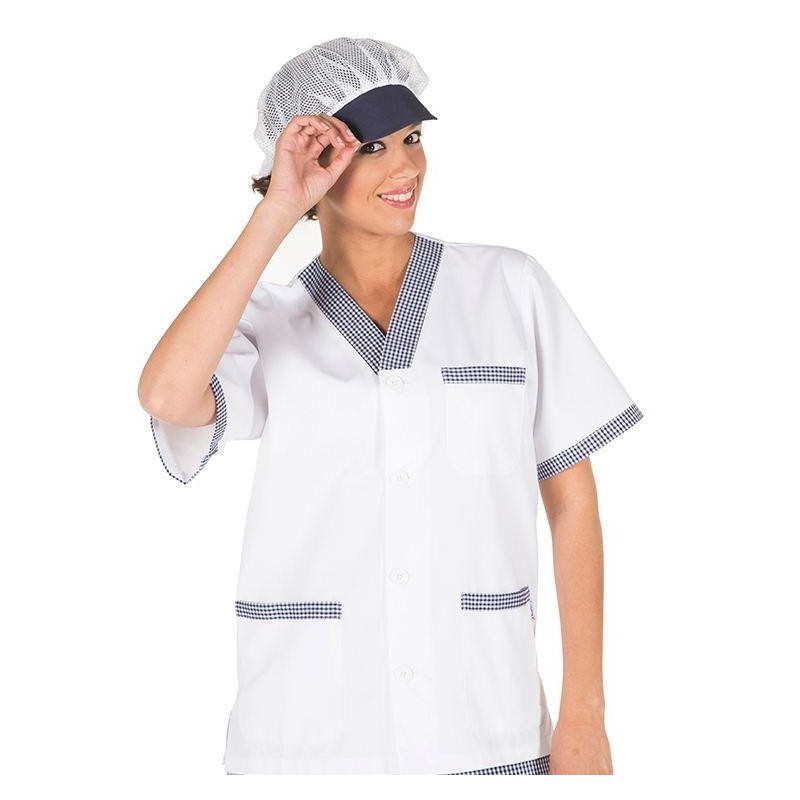 BLUSA SANITARIA CUADROS
