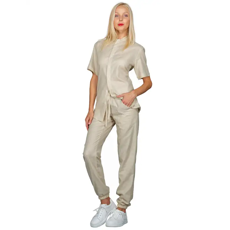 PANTALÓN JOGGER ALGODÓN LINO