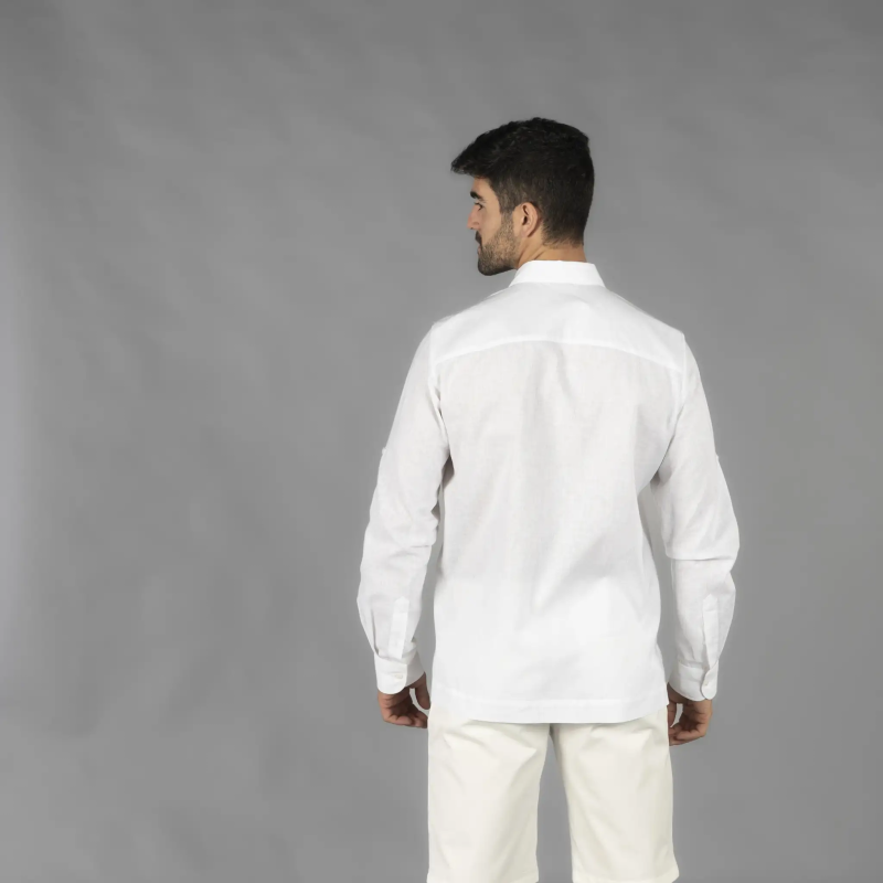 GUAYABERA LINO ALGODÓN UNISEX