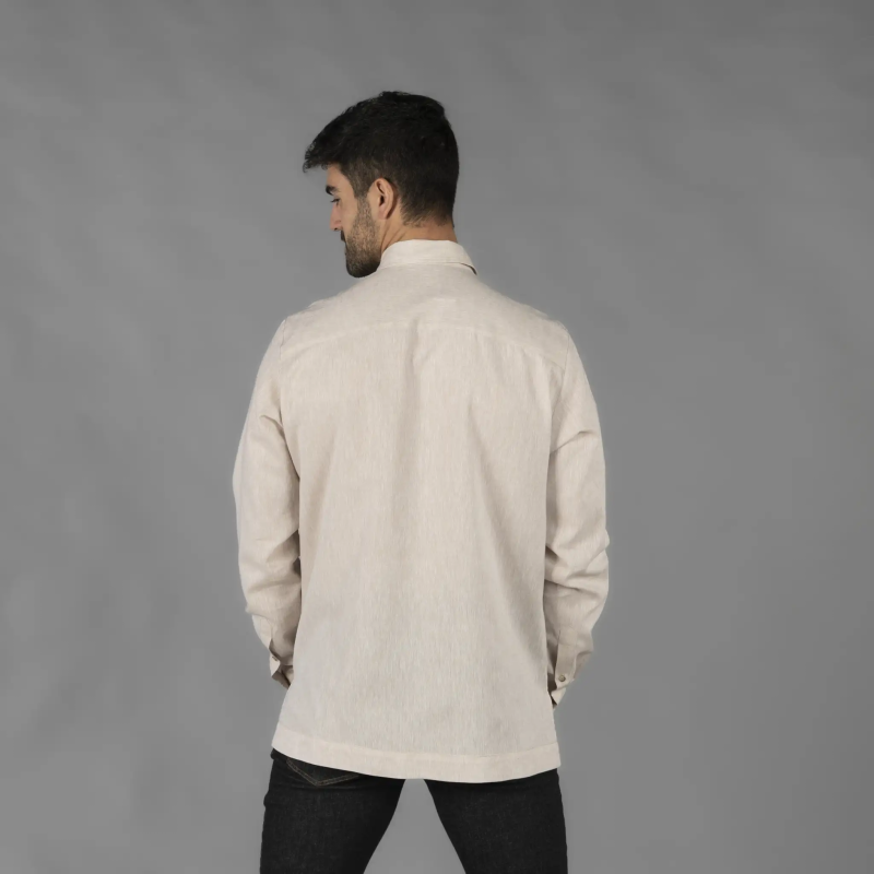 GUAYABERA LINO ALGODÓN UNISEX