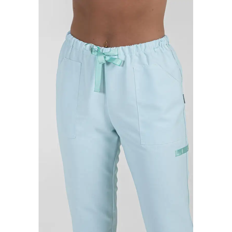 PANTALÓN MICROFIBRA CON CINTA EN CINTURA