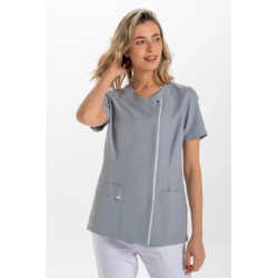 ⭐ CHAQUETA SANITARIA SRA M/C MICROFIBRA | Azules de Vergara