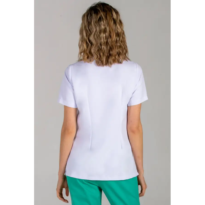 CHAQUETA SANITARIA SRA M/C MICROFIBRA