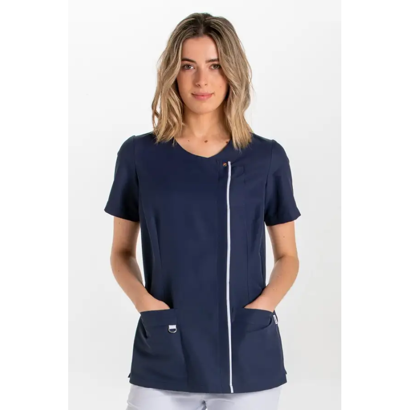 CHAQUETA SANITARIA SRA M/C MICROFIBRA